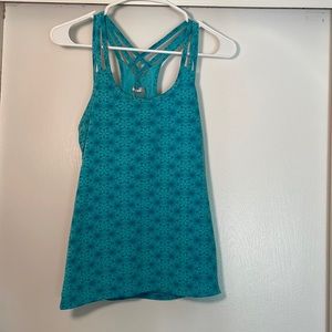 Marmot Tank Top Teal with Built-In Bra M